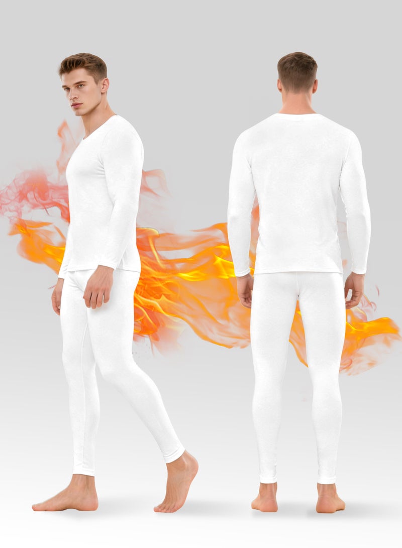 اكسيموس الملابس الداخلية الحرارية للرجال، ملابس الخريف، الطبقات الأساسية، الأعلى والسفلية للطقس البارد - Image 2